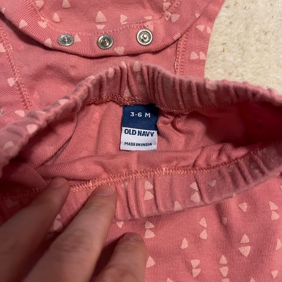 Old Navy Pink Onesie Matching Set - Picture 2 of 4